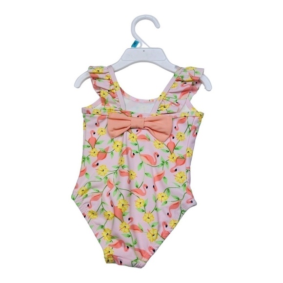 Little Me Flamingo Swimsuit Size 6-9 Months - Picture 2 of 4
